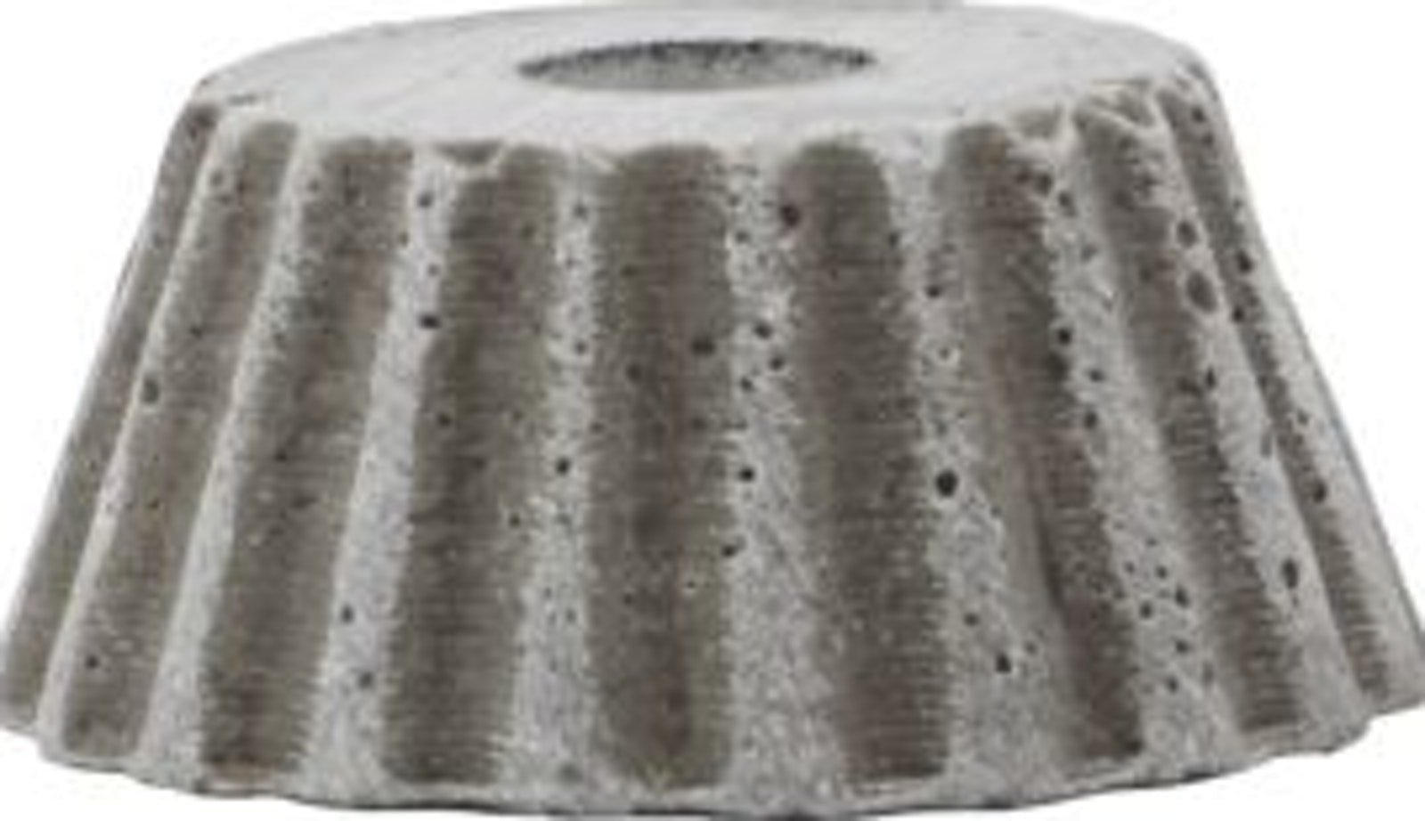 Lysestage House Doctor Mold Bake Grå Polystone ø5 Cm   H2 Cm