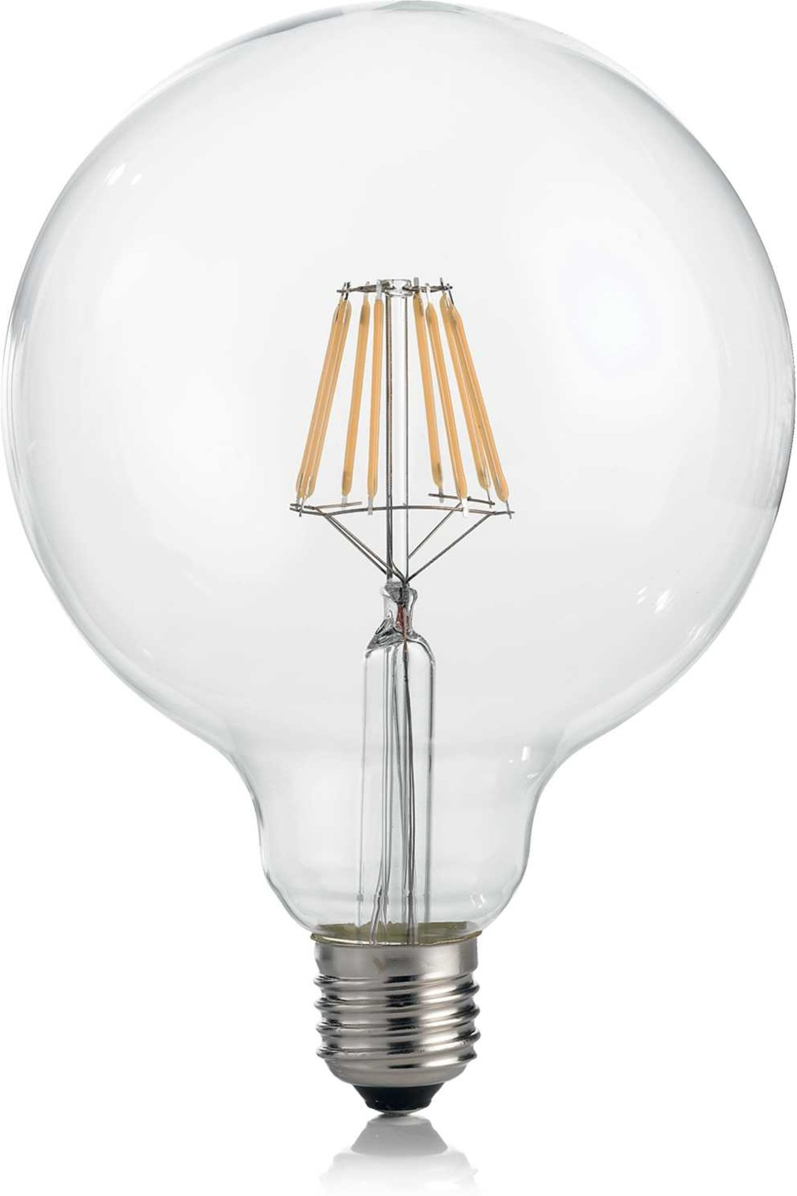 Effektiv E27 Lyspære i Gennemsigtigt Glas fra Ideal Lux