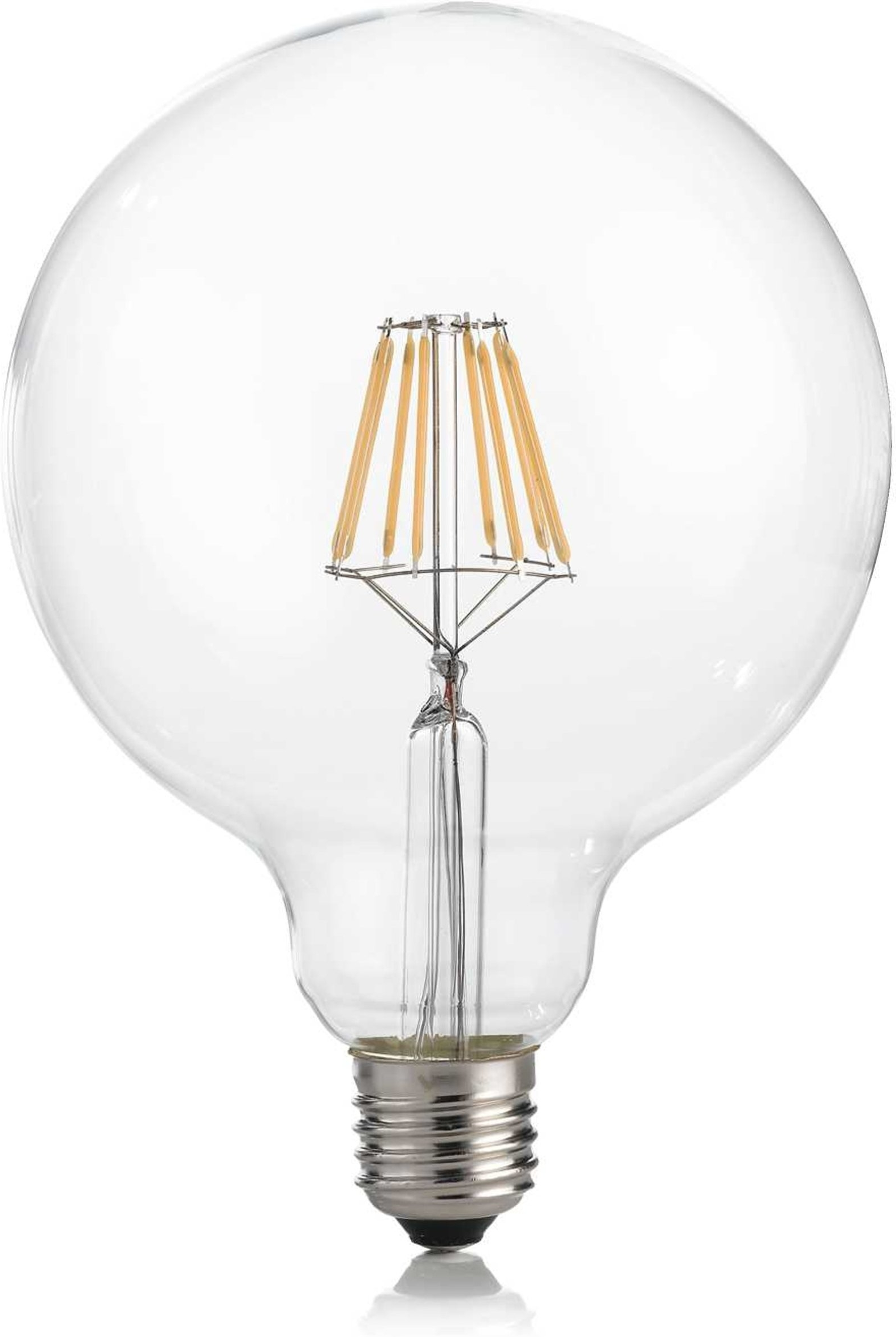 Dimbar E27 LED-lyspære i klart glas fra Ideal Lux