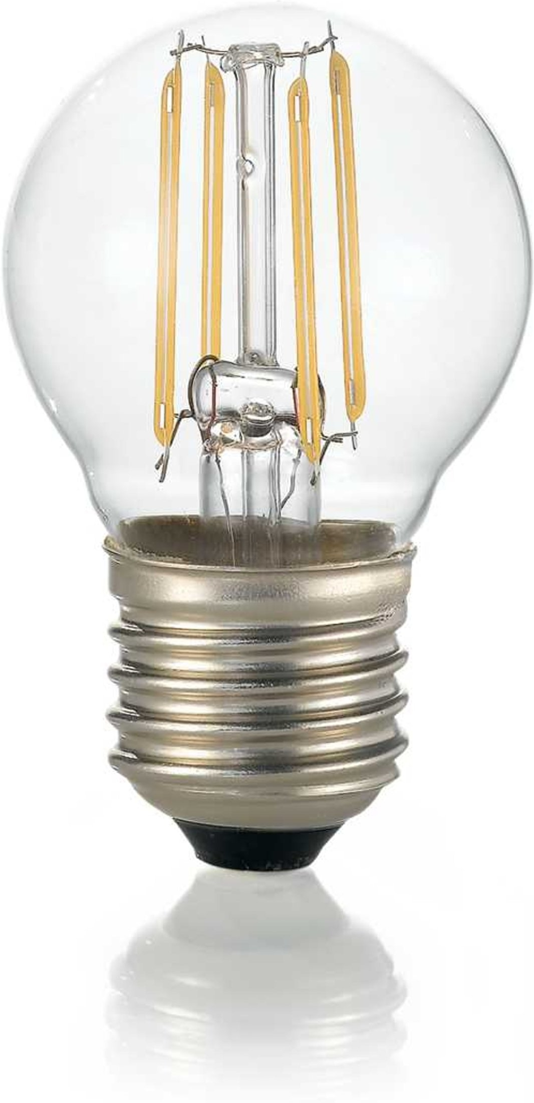 Energibesparende E27 Lyspære 4W - Gennemsigtigt Glas