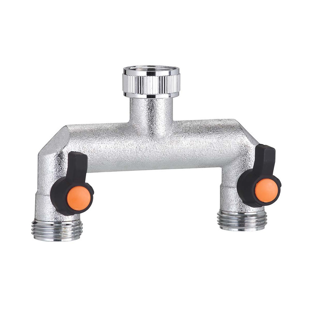 Gevindjusterbar To-vejs Adapter