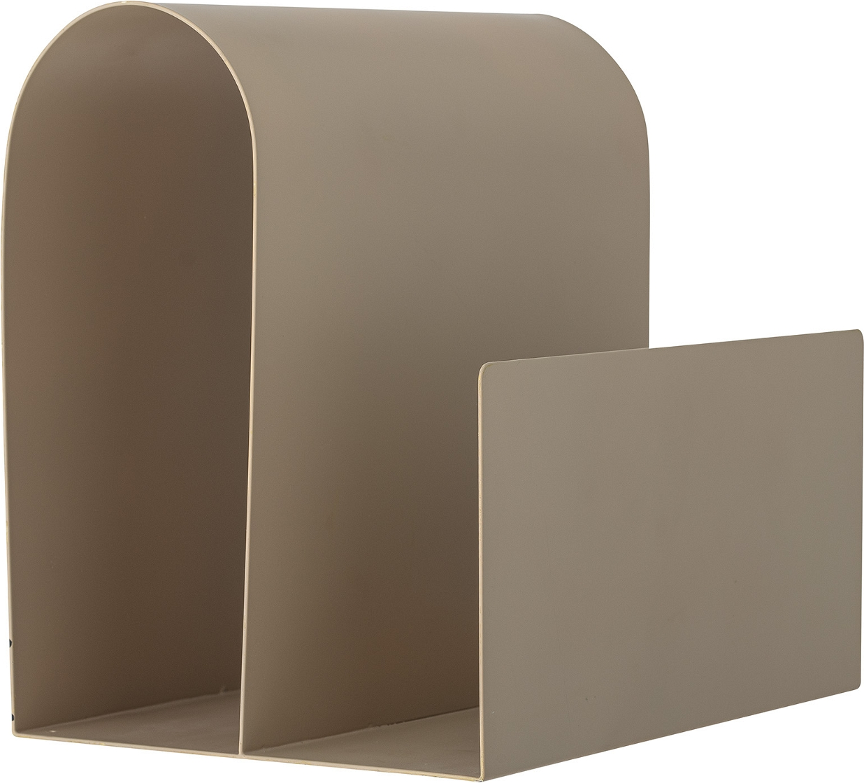 Elegant magasinholder i brun metal fra Bloomingville