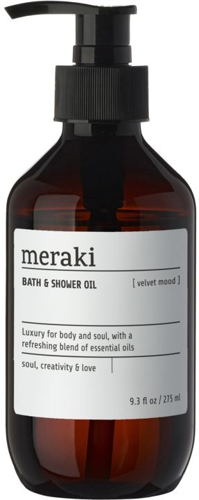 Meraki Velvet Mood Bade- Og Showerolie 275 Ml   Luksuriøs Emulgerende Plejeolie
