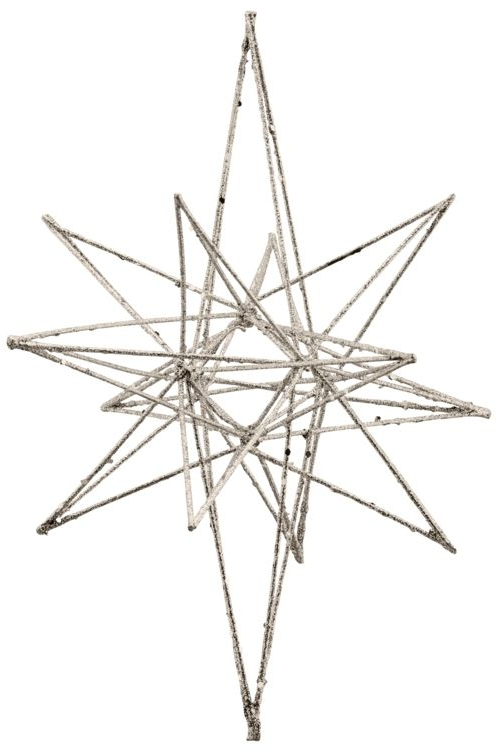 Metalstjerne House Doctor Star 25 14 Cm Champagne