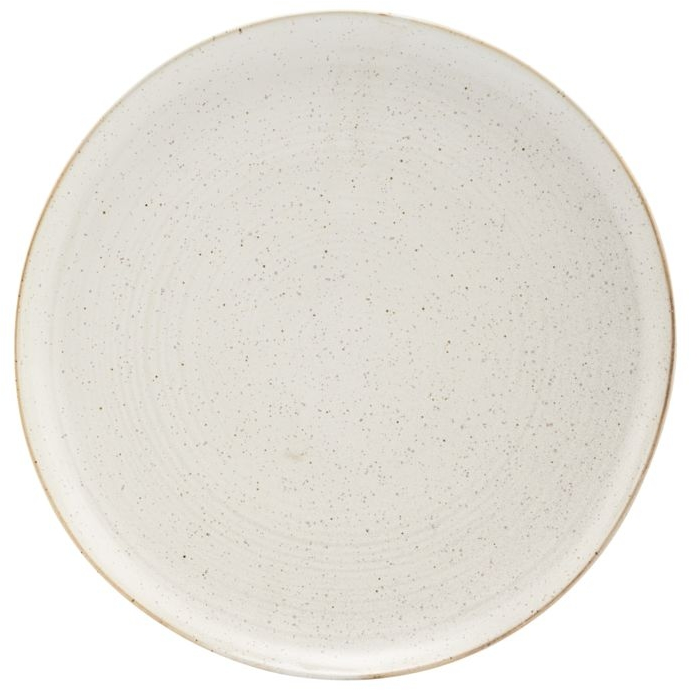 Middagstallerken House Doctor Pion Porcelæn ø28 Cm Grå Hvid