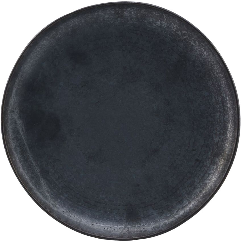 Middagstallerken House Doctor Pion Porcelæn ø28 Cm Mat Sort Brun