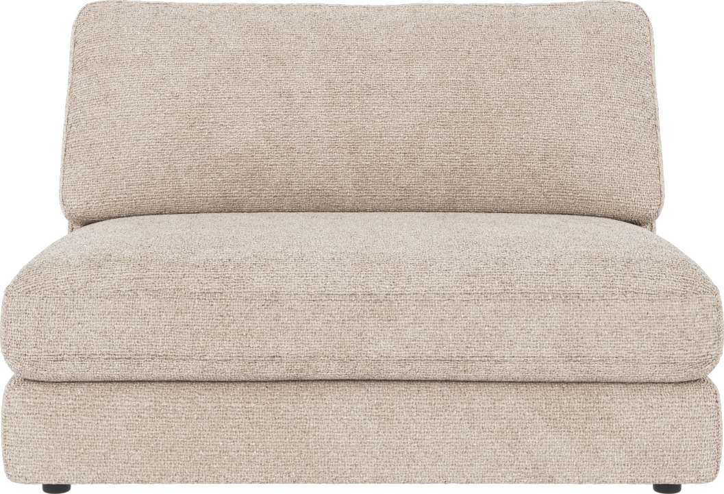 Midtermodul Til Modulsofa Rowico Duncan Lysegrå Robin Polyester H78   B112   D103 Cm