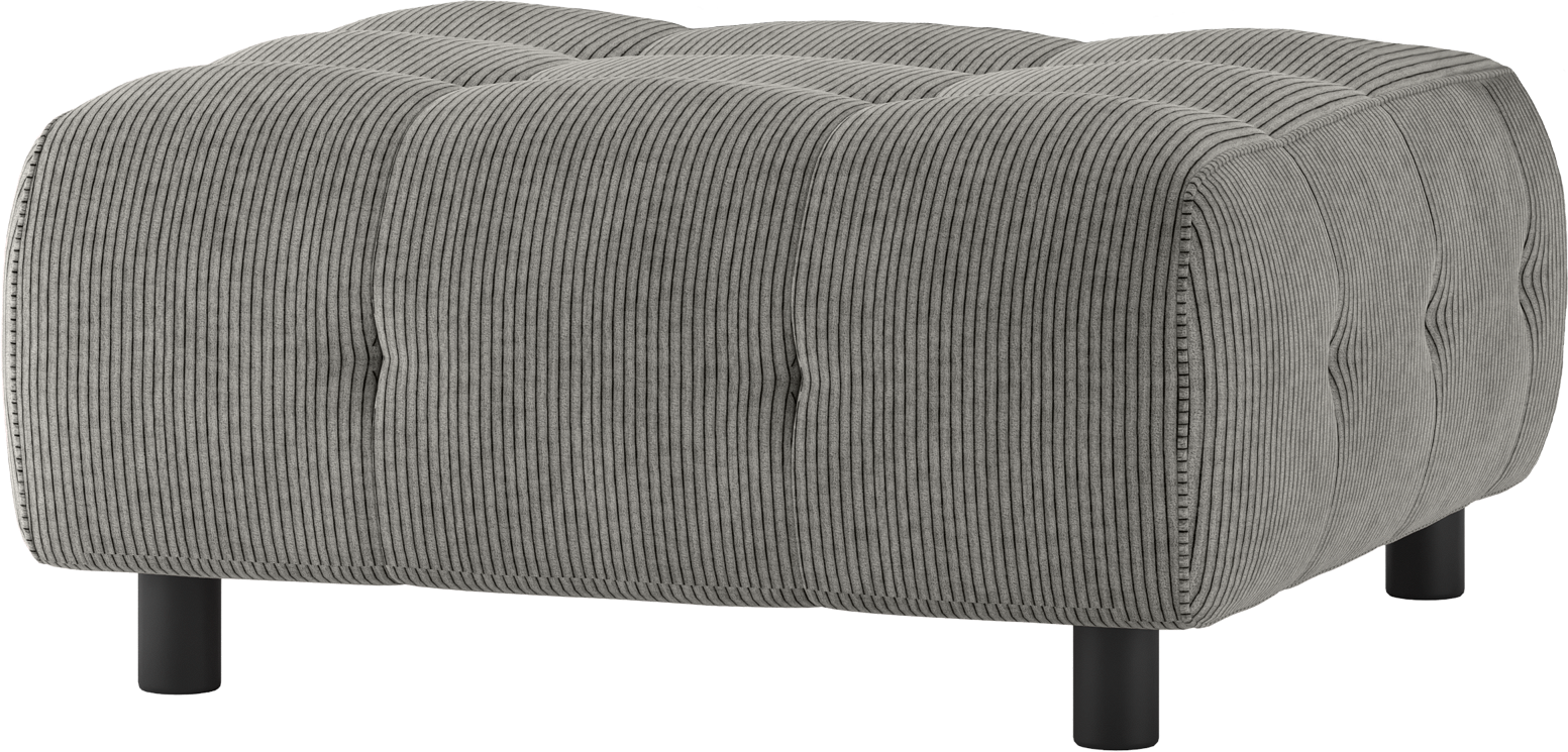 Modulær Sofa Skammel Woood Louis i Lysegrøn Fløjl