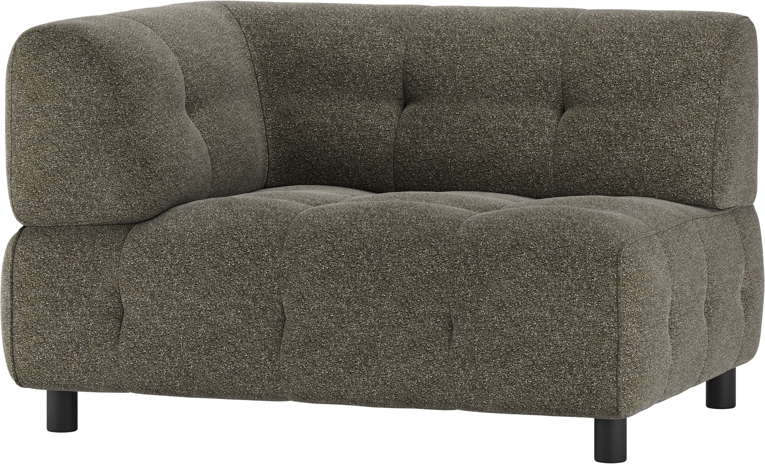 Modulær Sofa Woood Louis - Venstre Arm i Lysegrøn Melange