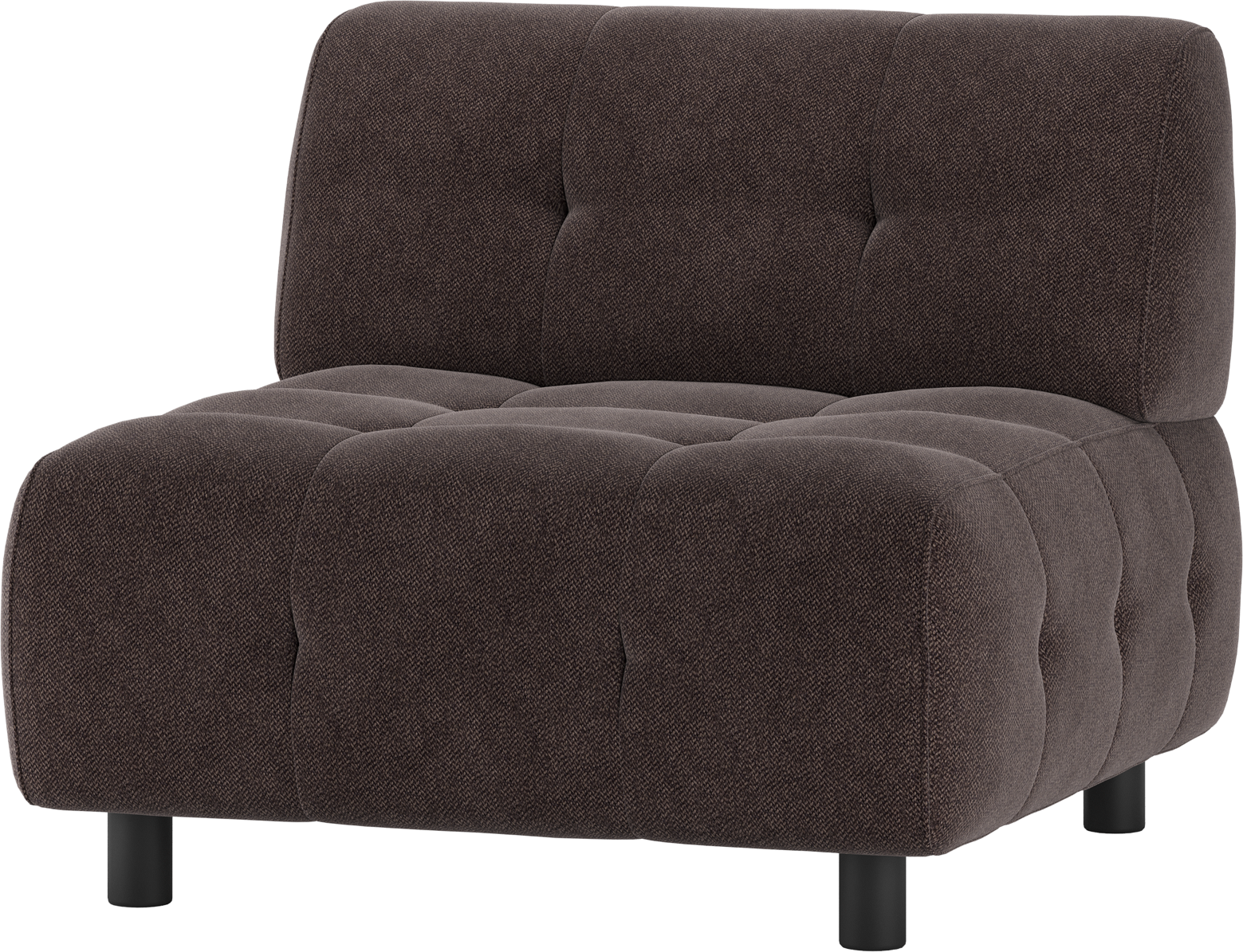 Modulær Bygg-selv Sofa Woood Louis i Kafferbrun