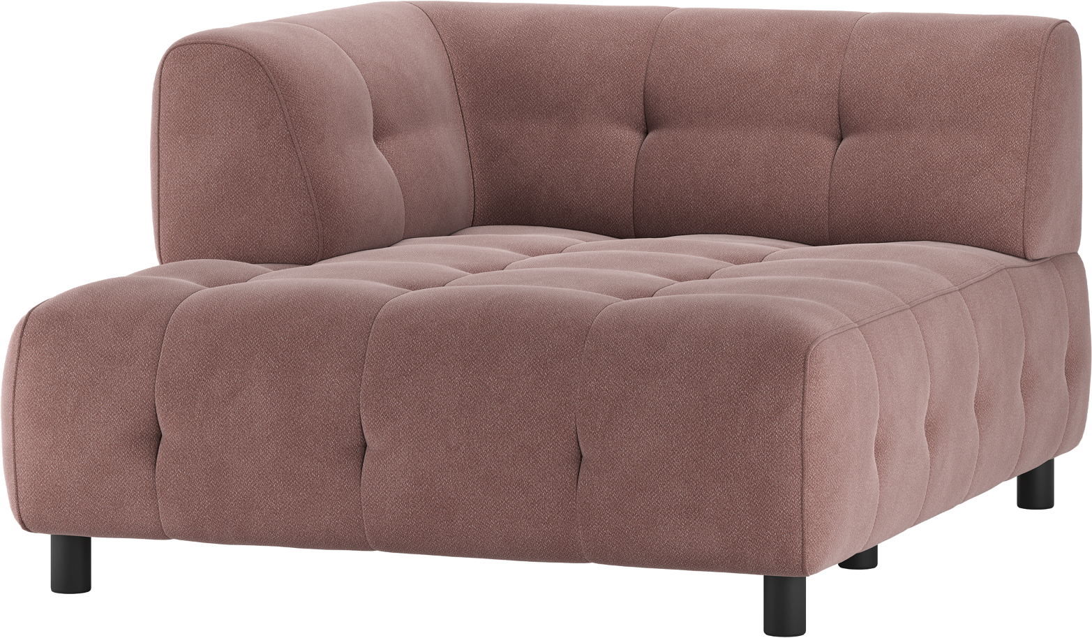 Modulsofa med Chaiselong Venstre - Lyserød Elegance fra Woood