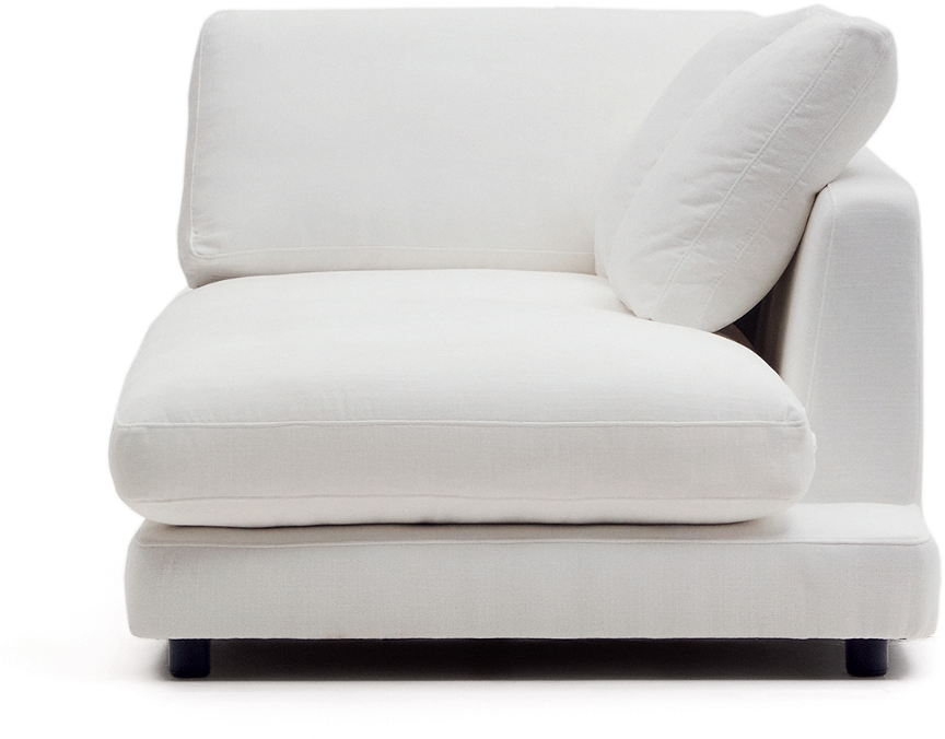 Modulsofa Kave Home Gala M1 – Hvid Chaiselong Tilbud!