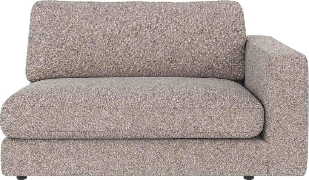 Modulsofa Rowico Duncan Højre Armlæn Gråt Bobby Stof H78xb129xd103 Cm
