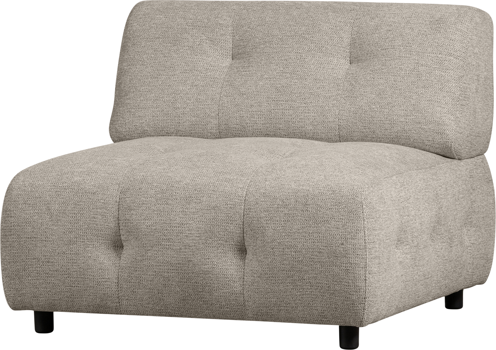 Modulsofa Woood Louis - Lysegrå Chenille til Dit Hjem
