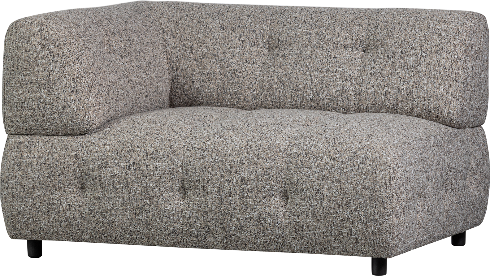 Modulsofa Woood Louis med Venstre Arm - Kaffe Melange