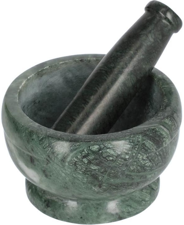 Morter Marmor Kave Home Cindea Grøn ø13 H8 Cm