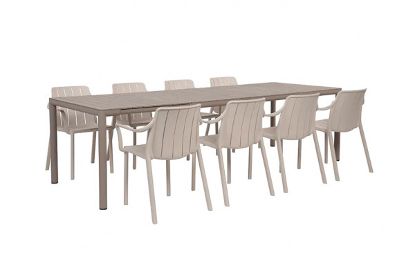 Nardi Tevere Tiberina Havemøbelsæt 275 Latte Sand