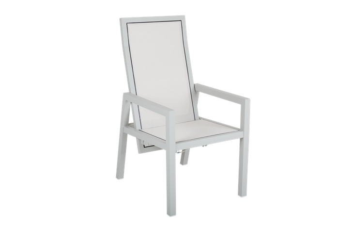 Newfort Positionsstol Light Grey Havestole Positionsstole Brafab Enggården Havemøbler