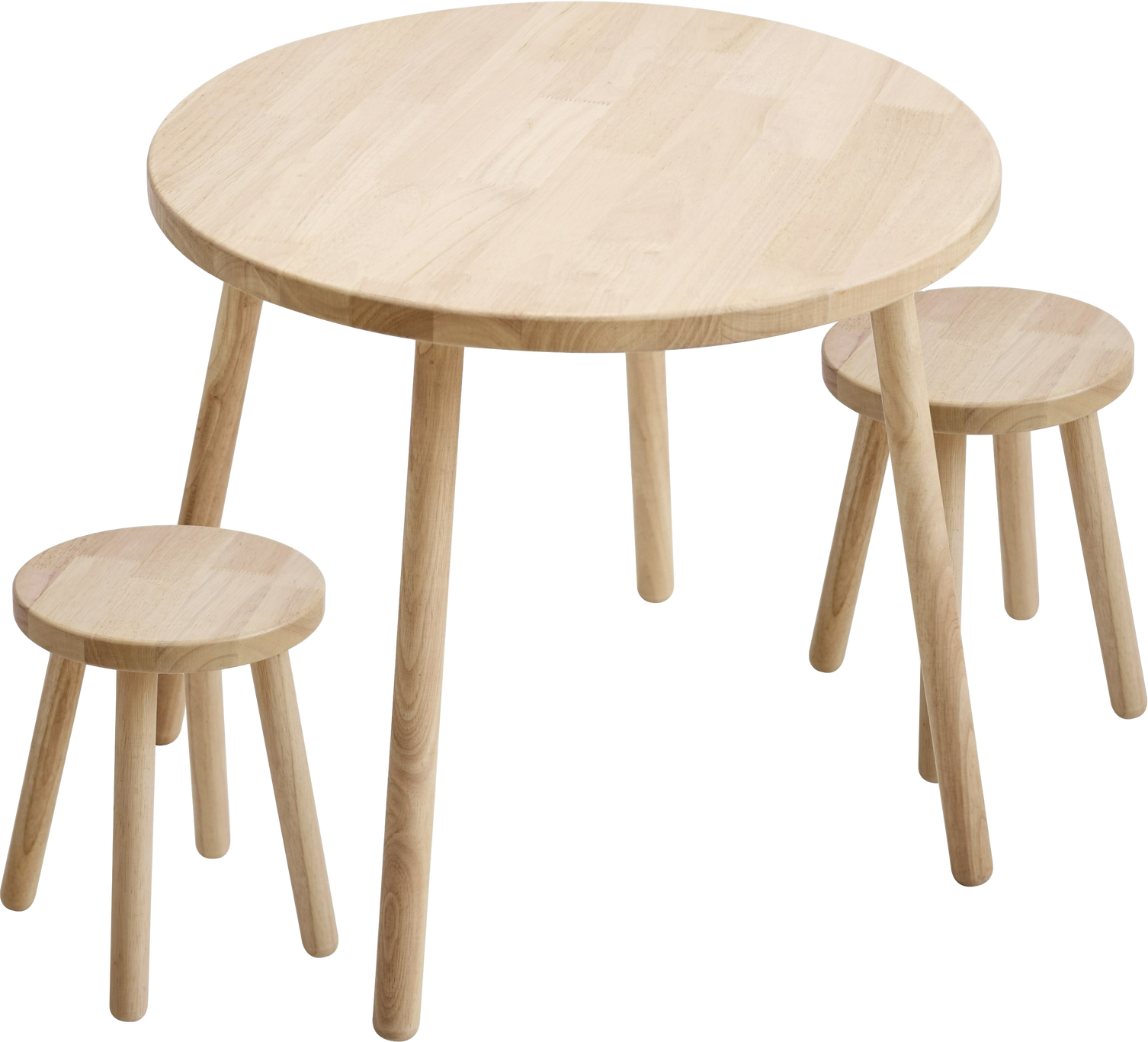Nordlys Furniture Floro Rundt Udendørs Spisebordssæt  Havebordssæt Fsc-certificeret Fyrretræ Natur