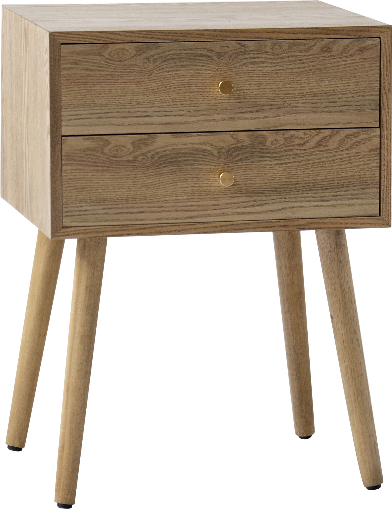 Nordlys Furniture Sengebord Tonder Natbord  Fsc-træ Natur    Skuffer  H62ã B46ã D38 Cm