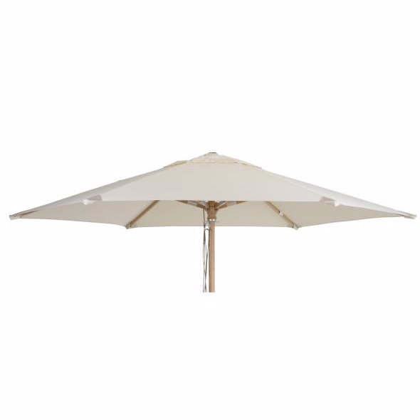 Ny Dug Til Reggio Parasol 3m Natur Diverse Haveparasol Brafab Enggården Havemøbler