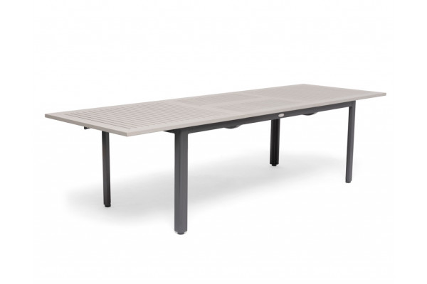 Nydala Havebord 90x200 280 Cm Lys Grå
