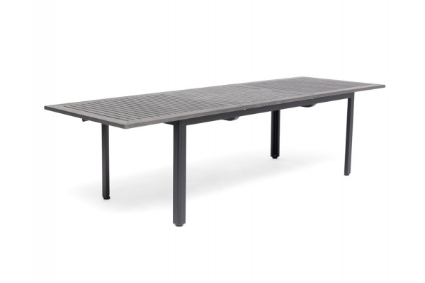 Nydala Havebord 90x200 280 Cm Mørk Grå