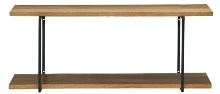 Opbevaringshylde Woods Fra House Doctor   Mangotræ Og Jern Natur H28ã B26ã L70 Cm