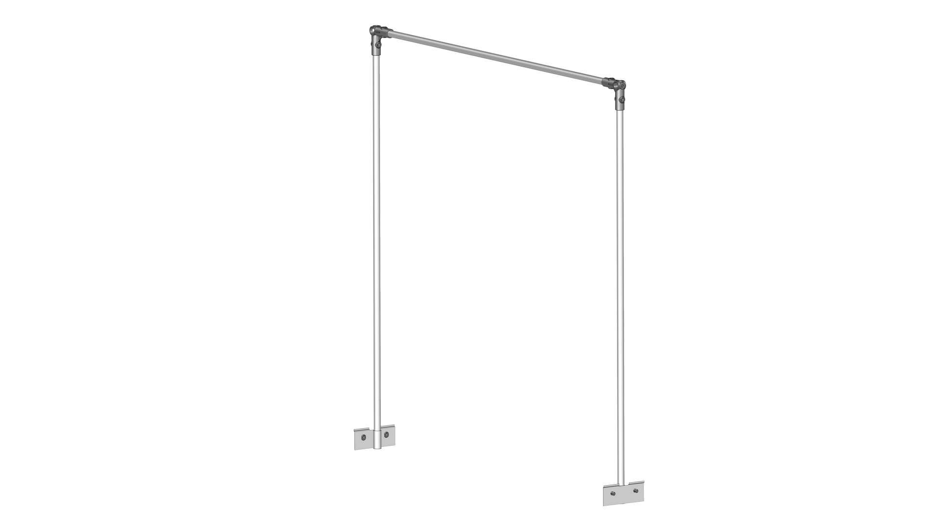 Opbindingsstativ Til 120 Cm Bede Af Træ