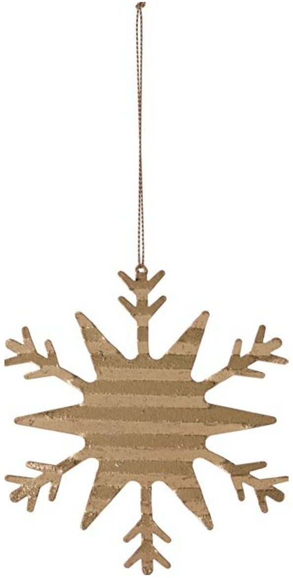 Ornament House Doctor Ornament Snefnug Messing ø11 Cm Julepynt