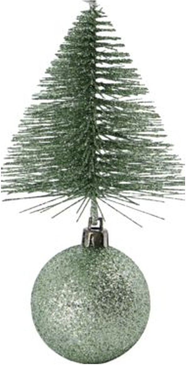 Ornament Juletræspynt House Doctor Ornament-serie Grøn ø8 H15 Cm