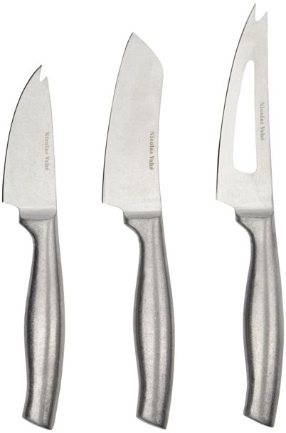 Osteknivesæt   Knive Nicolas Vahé Fromage Rustfrit Stål Sølv 19 Cm