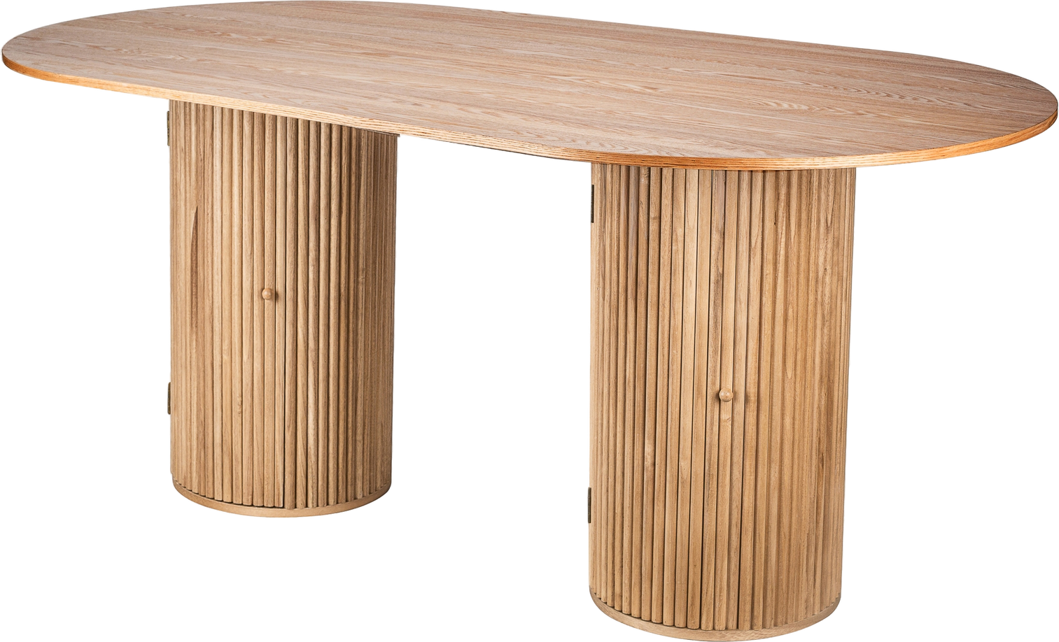 Ovalt Spisebord Nordlys Furniture Tabpireus Fsc-certificeret Brun Fyrretræ 180ã 90 Cm