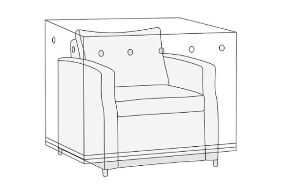 Overtræk Til Lounge Sofastol 96x96x96cm