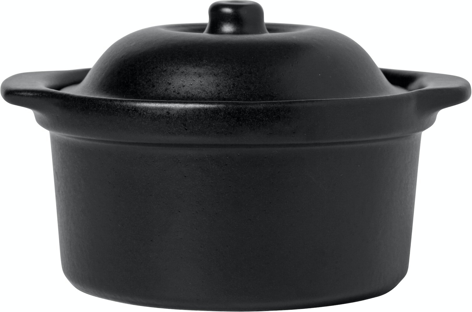 Ovnfast Sort Fad med Låg - Elegant Køkkenmust-have