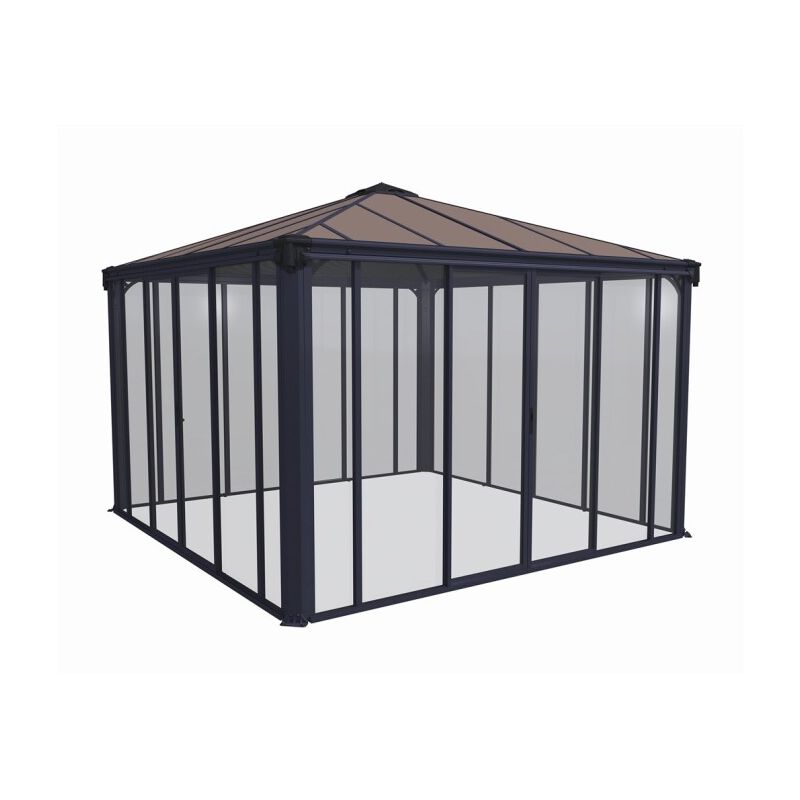 Palram Canopia Ledro 3600 Lukket Havepavillon  Antracitgrå 540-098