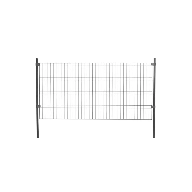 Grå Panelhegn 100 cm - Hegnspakke med 12 Fag