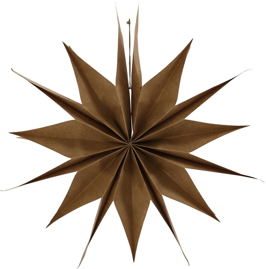 Papirstjerne House Doctor Capella D70 Cm Natural   Elegant Jule- Og Boligdekoration