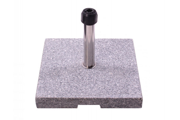 Parasolfod 45 Kg Grå Granit   Hjul