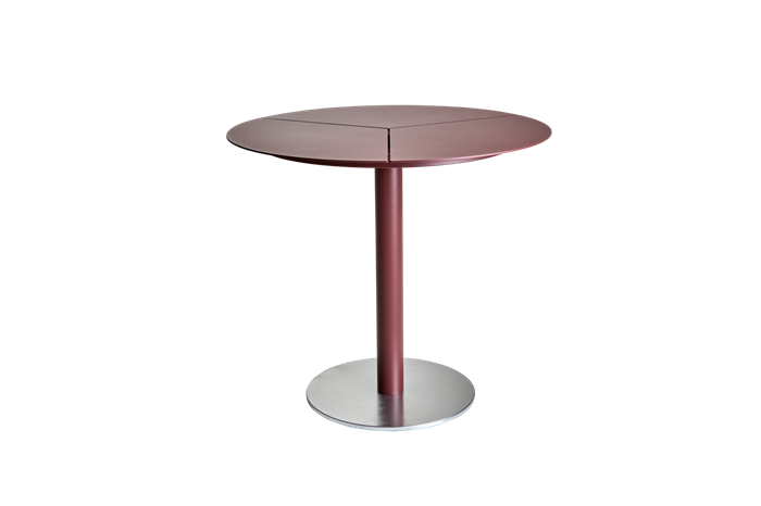 Peace Havebord   80 Cm Red Havebord   Runde Haveborde Brafab Enggården Havemøbler
