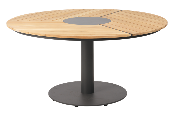 Peace Havebord ø150 Teak Havebord Runde Haveborde Brafab Enggården Havemøbler