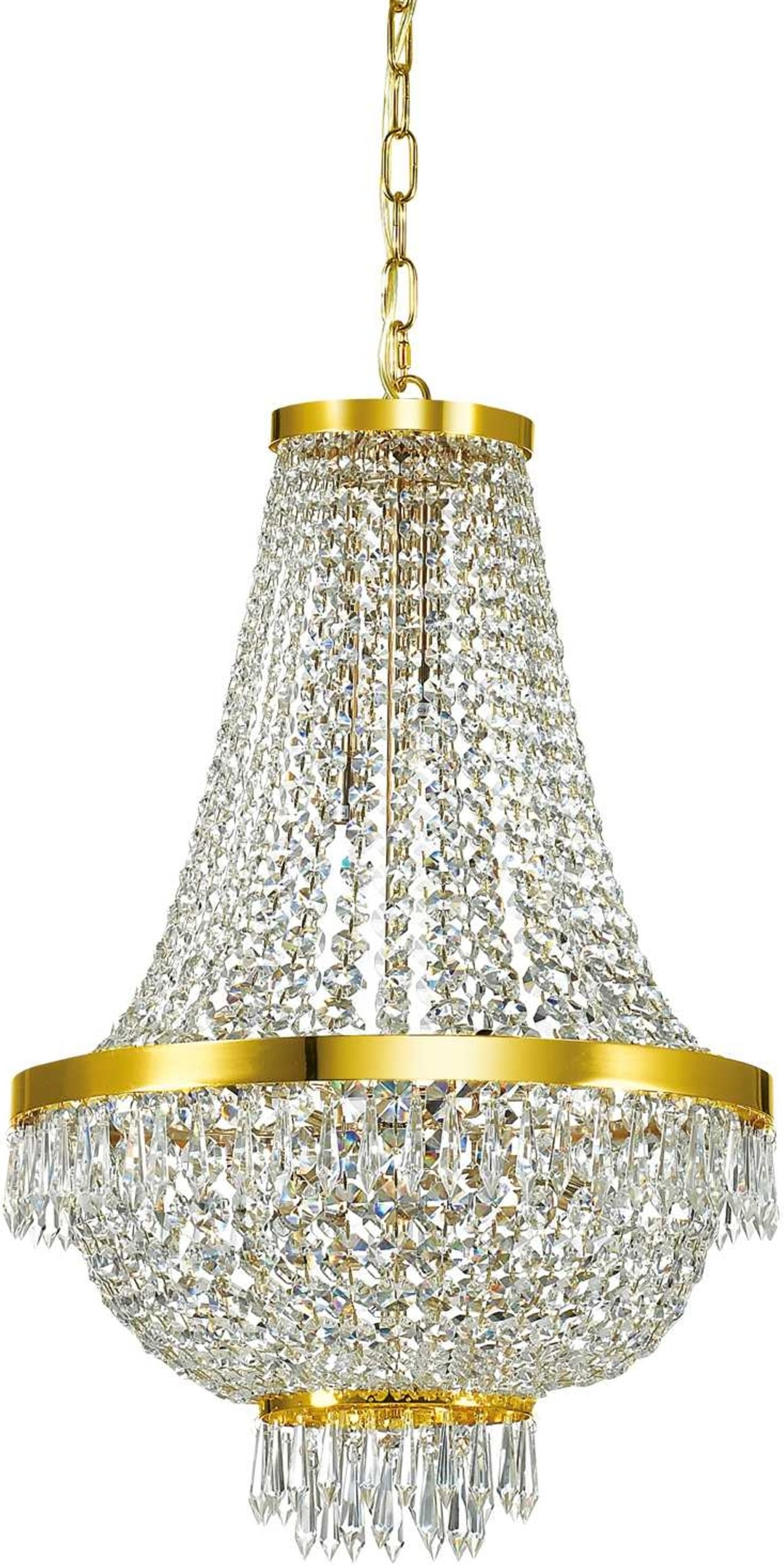 Luksus Guldfarvet Pendel Lampe – Glamour til Dit Hjem
