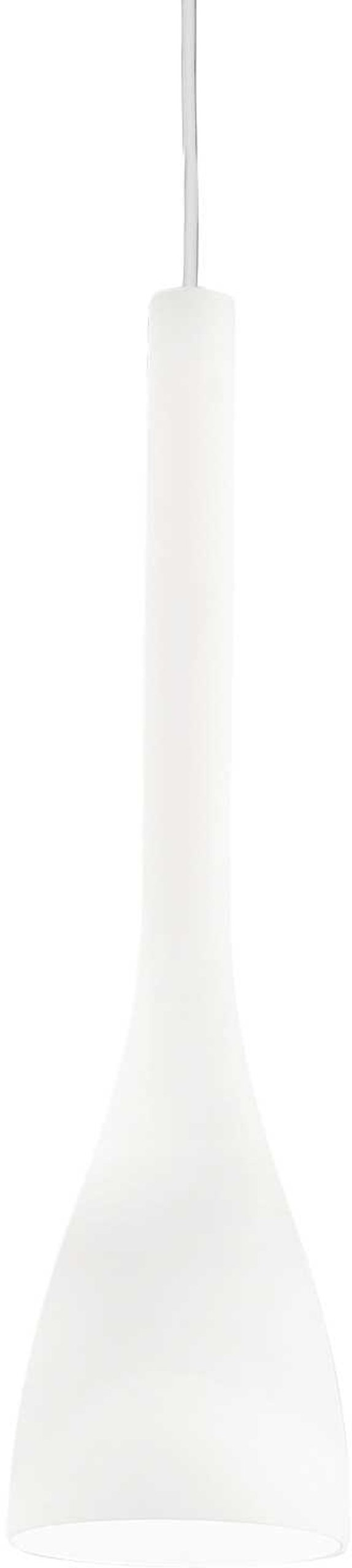Elegant Pendel Lampe i Hvidt Glas fra Ideal Lux Flut