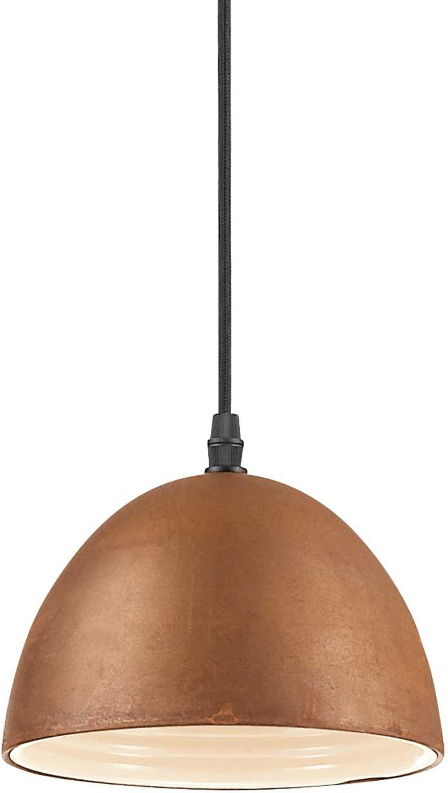 Pendel Lampe Ideal Lux Folk Corten Metal ø180 Mm Justerbar Højde
