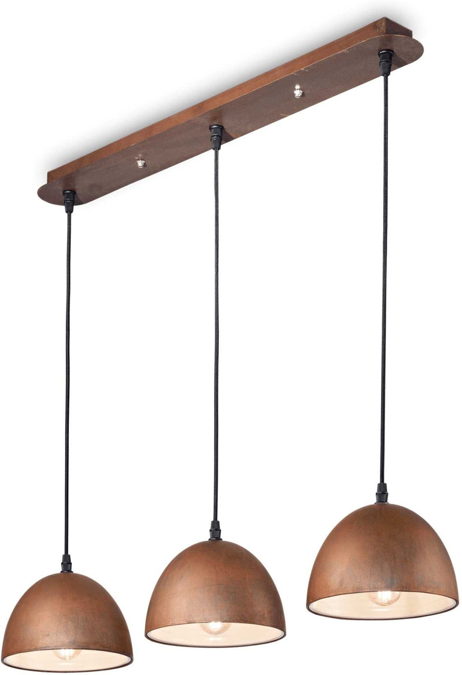 Elegant Pendel Lampe med Corten Effekt fra Ideal Lux