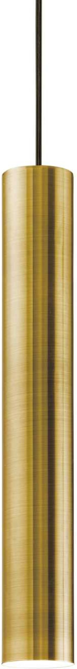 Pendel Lampe Ideal Lux Look ø60 Brændt Metal Med Justérbar Højde 56 140 Cm Inkl  Gu10-pære