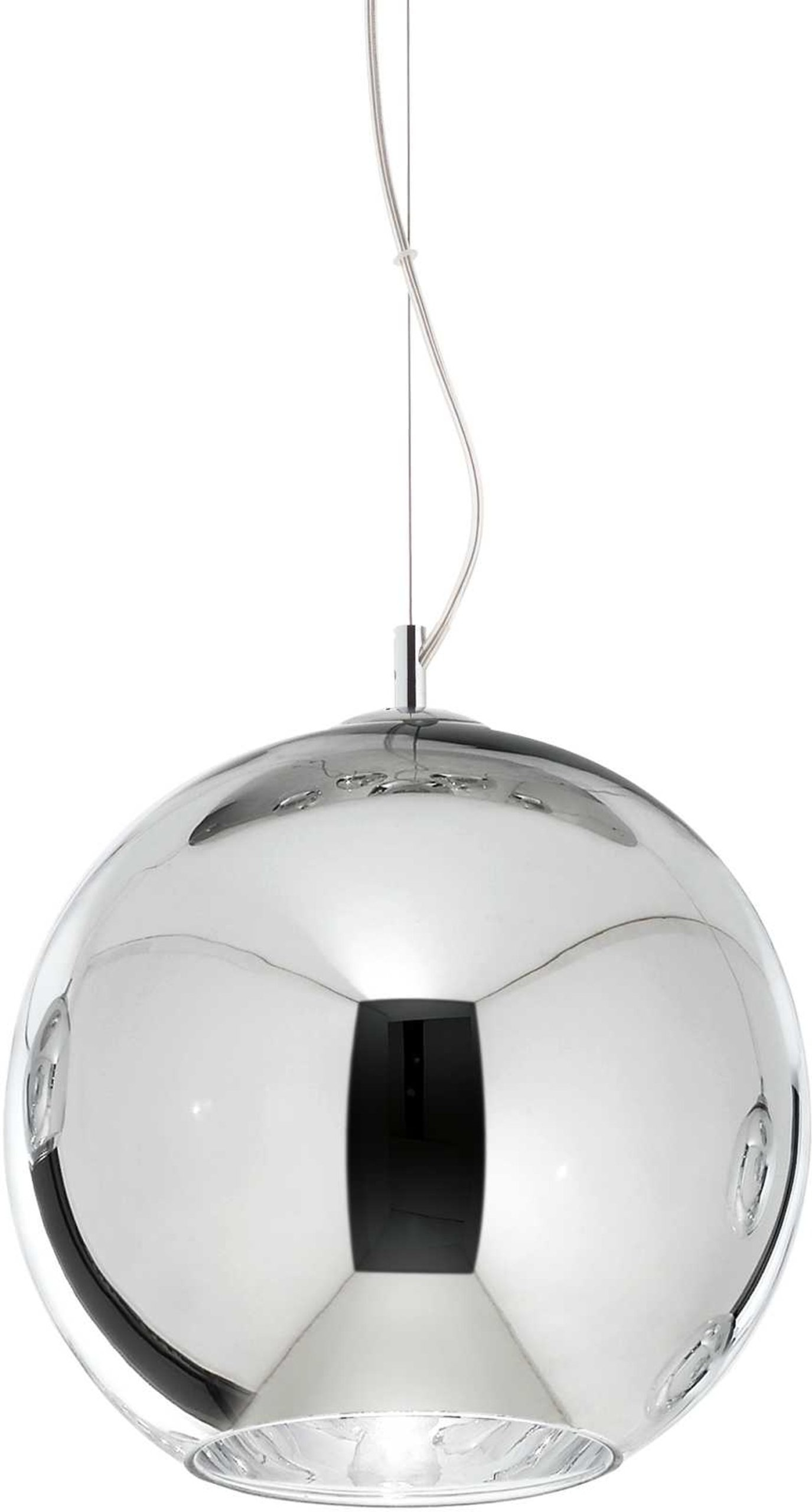 Justerbar Nemo Pendel Lampe i Krom og Glas – Elegant Belysning