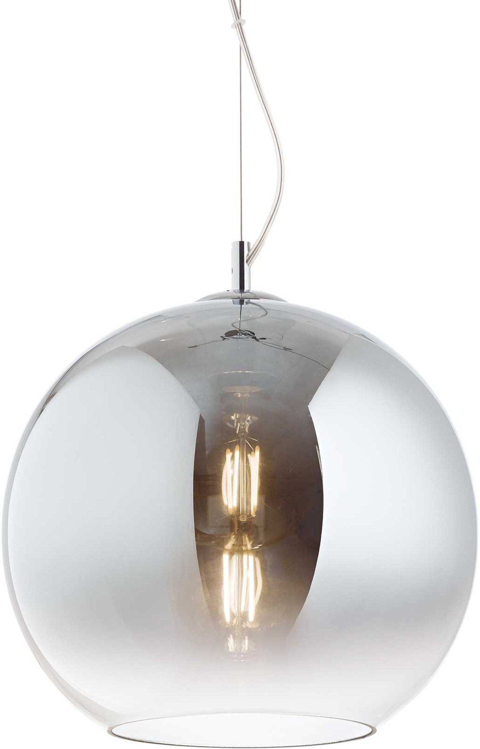 Justerbar Krom Pendel Lampe fra Ideal Lux Nemo - Elegant Belysning