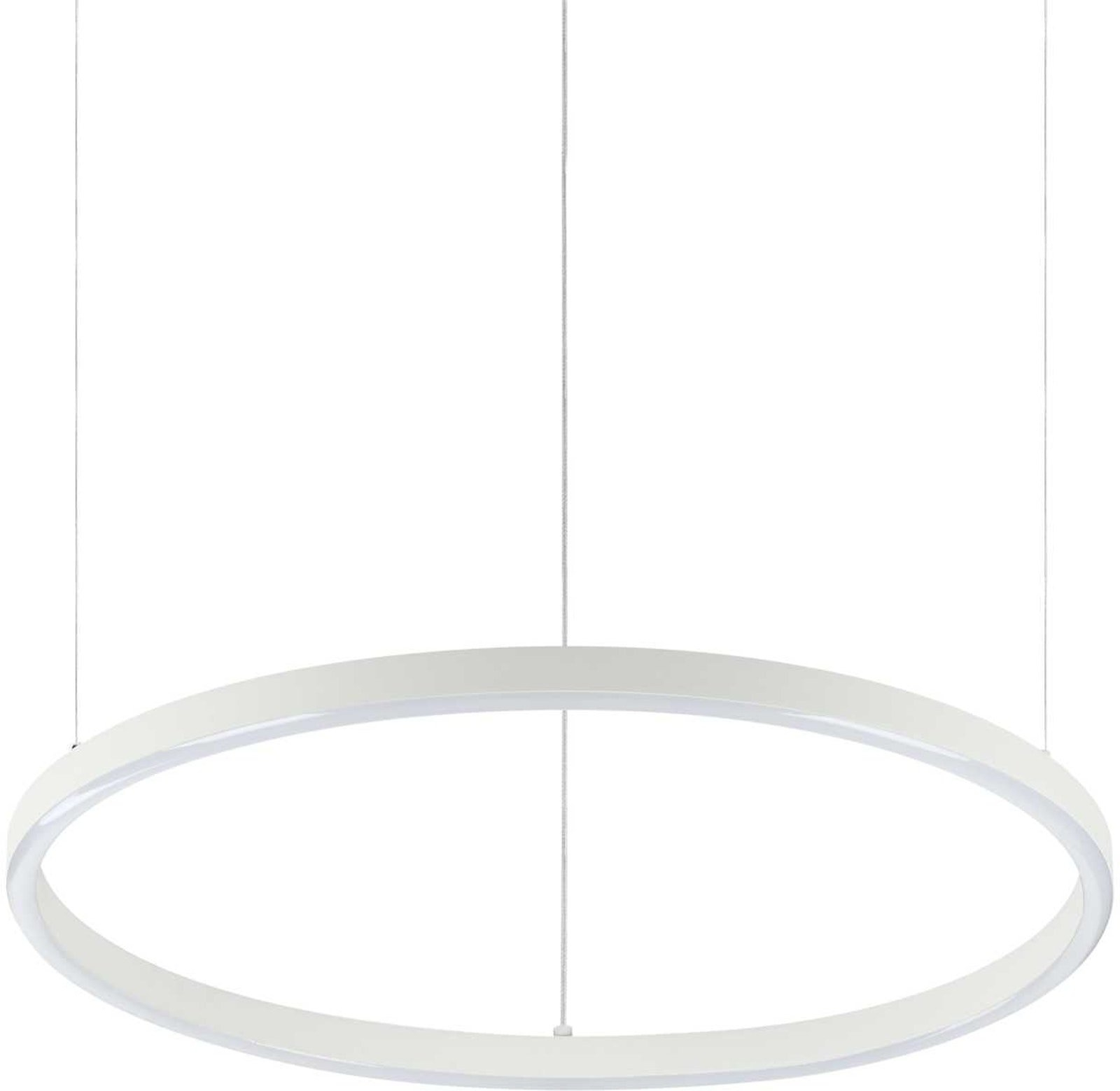 Elegant Hvid Pendel Lampe - Ideal Lux Oracle Slim 50 cm