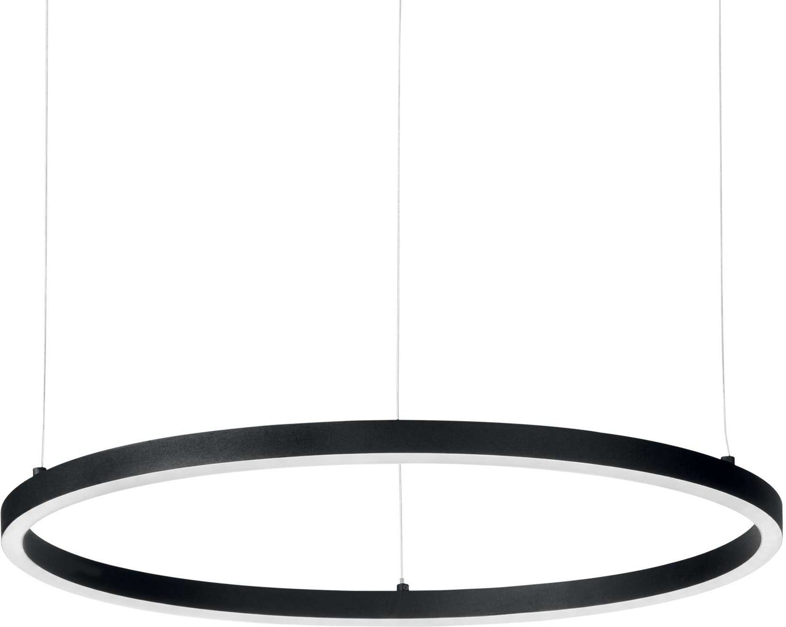 Elegant Sort Pendel Lampe fra Ideal Lux Oracle Slim Ø900 mm